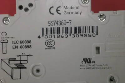 USED Siemens 5SY4306-7