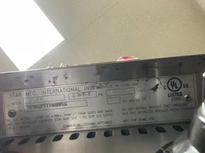 Used Star Used 12" Star-Max 502FF Two Element Countertop Electric Hot Plate 208/240, 1PH Hot Plates Illinois US | Falcon Restaurant Supply #1375734