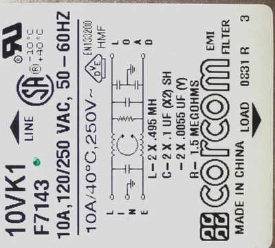 USED CORCOM 10VK1 F7143