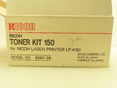 Ricoh 5397-28 Toner Kit 150 Laser Printer LP 4150 Lot