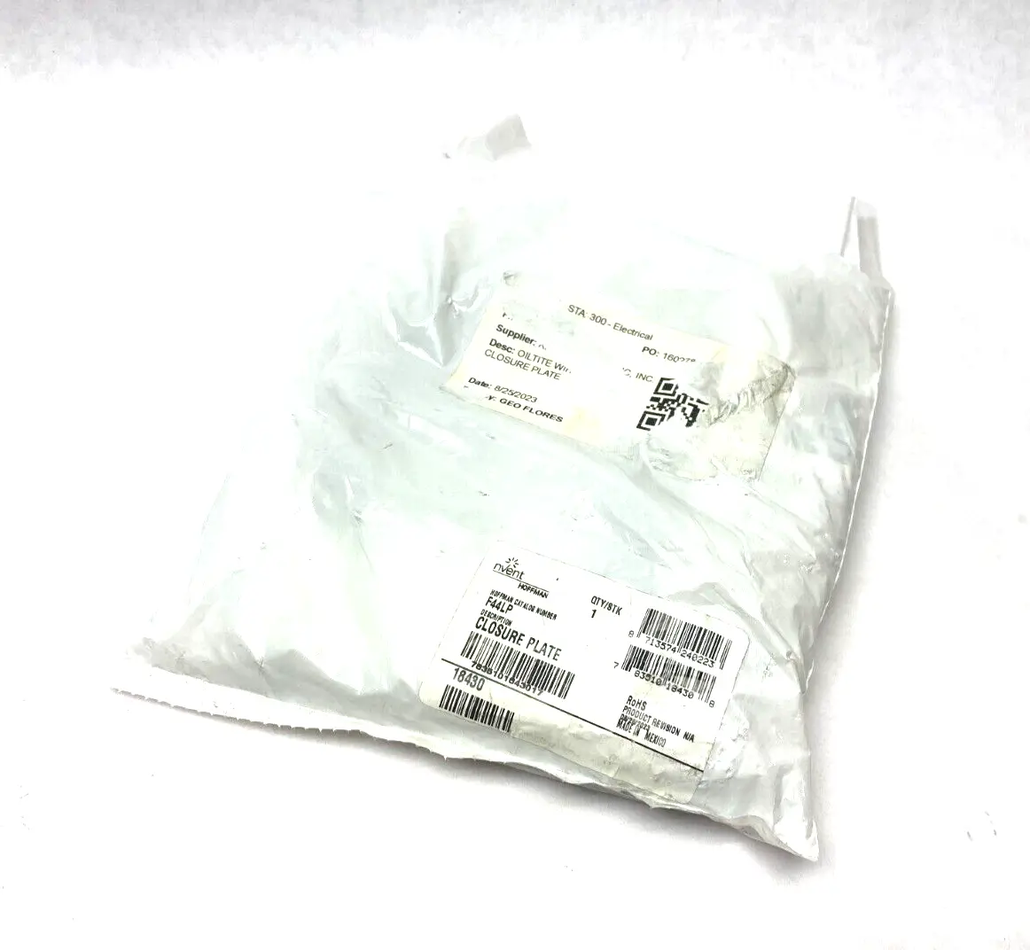 New | in-Stock HOFFMAN NVENT LAY-IN CLOSURE PLATE HINGED COVER 4.00 X 4.00" GRAY STEEL Miscellaneous MRO | Maverick Industrial Sales #1122305