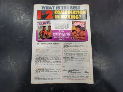 USED BOXING 93 MAY 1993