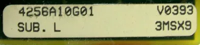 USED WESTINGHOUSE 4256A10G01 CIRCUIT BOARD