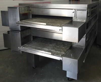 167-0193 Middleby Marshall PS570G Double Stack Conveyor Pizza Ovens