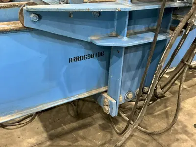 200 TON X 15' JAVELINA TRAVELING HEAD ROLLING FRAME HYDRAULIC STRAIGHTENING PRESS: YOBRO #25136