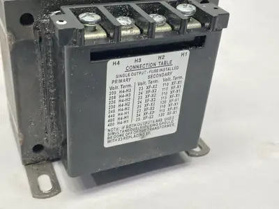 USED CUTLER HAMMER INDUSTRIAL CONTROL TRANSFORMER 100VA