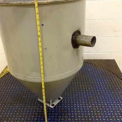 USED METAL FABRICATOR HOPPER222