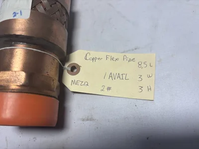 2″ Copper Flex Pipe 101027376 Hose Assy Mtl Flex Corrugated Pipe