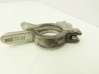Dixon/SCC 13MHHM-Q100150 Squeeze Clamp Sanitary SS 1" to 1-1/2" Pipe Lot of 7