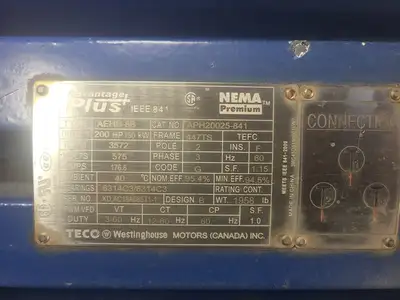 USED TECO-WESTINGHOUSE APH20025-841