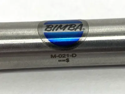 USED BIMBA PNEUMATIC CYLINDER 9/16" BORE 1" STROKE