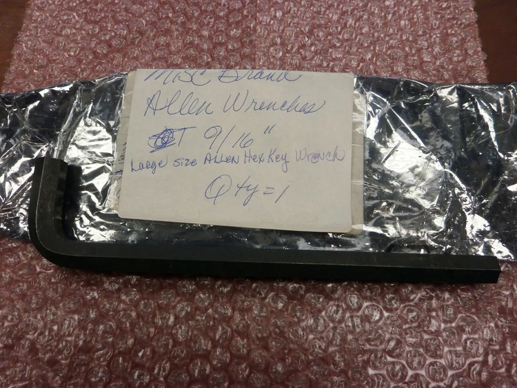 Used Allen Wrench 9/16"  hex wrench Wrenches Arizona US | ASSET CONVERSION SPECIALISTS, INC. #321726