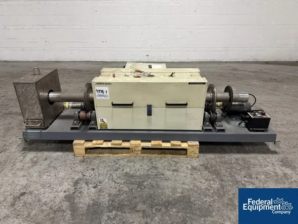 Used Lindberg 3" Lindberg Rotary Tube Calciner, Model HTF5534C, 1200 C Calciners Ohio US | Federal Equipment Company #1338371