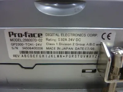 USED PROFACE 2980070-02