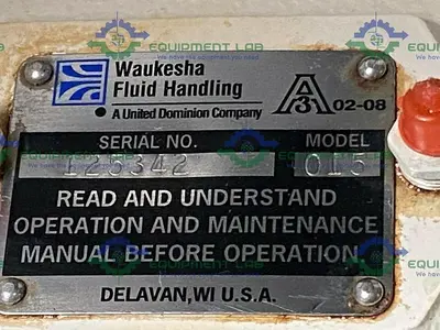 USED MILLIPORE TANGENTIAL FLOW FILTRATION SYSTEM SKID W/ WAUKESHA 015 PUMP & MORE