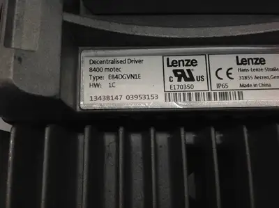 Used Lenze Decentralised Drive & E84DGVN1E, 8400 motec Variable Speed Drives Michigan US | Maverick Industrial Sales #1395499