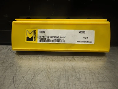Kennametal Carbide Inserts QTY5 NA45R KC5025 (LOC1066A)