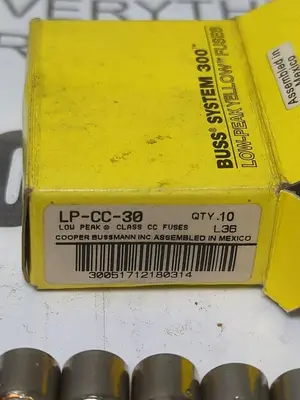 New | in-Stock COOPER BUSSMANN LP-CC-30 Miscellaneous Equipment (Electrical & Power) Ohio US | Surplus Asset Holdings #1235852