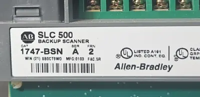 Allen-Bradley 1747-BSN/A SLC500 Backup Scanner (BIN532)
