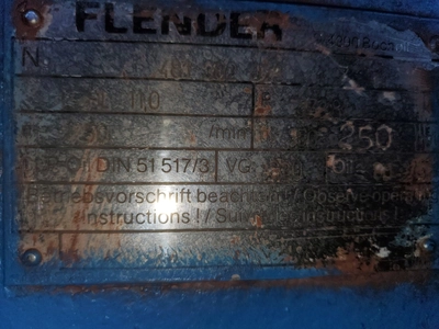 Flender 6" Plastic Extruder