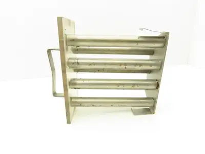 Gravity Bin Slide Gate Magnetic Separator 8" Drawer Magnet