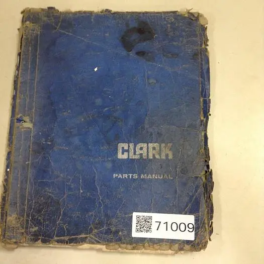 Used CLARK EQUIPMENT MANUAL008 Manuals Michigan US | Ideal Machinery #576130