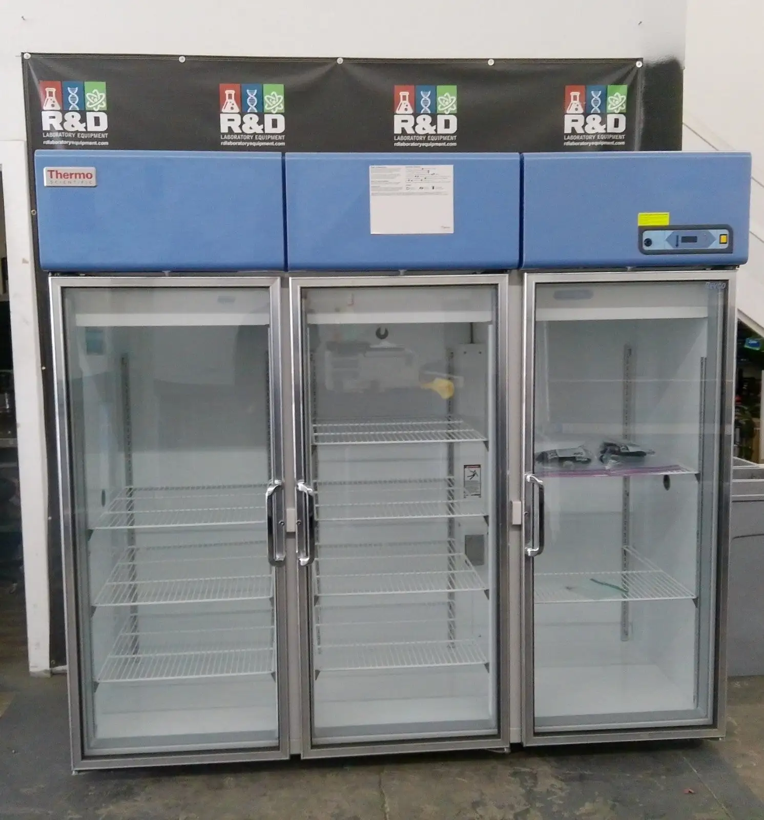 Themo Scientific REC7504A 3 Glass Door Laboratory Refrigerator 78.8Cf (2018)