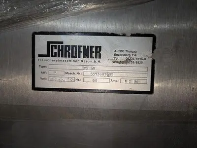USED SCHROFNER KVF 55