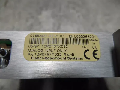 Fisher Rosemount CL6824X1-A2 Provox Smart Device Analog Input Card Rev. B Used
