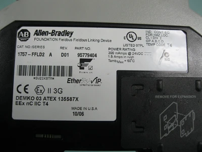USED Allen Bradley 1757-FFLD2