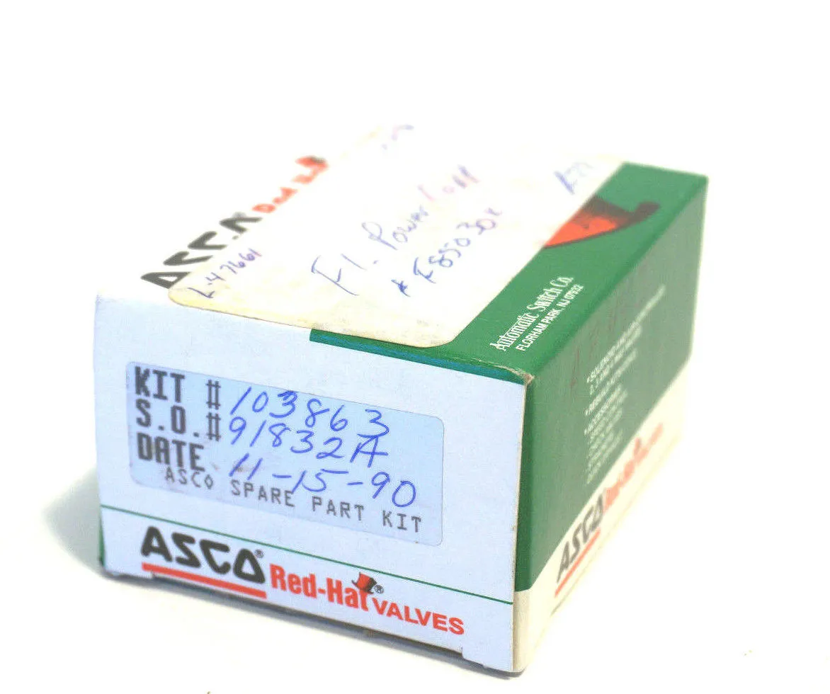 NEW ASCO 103863 REBUILD KIT