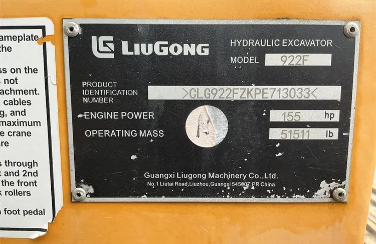 Used LUIGONG 922F Crawler Excavators Texas US | Mitsubishi HC Capital America #1362897