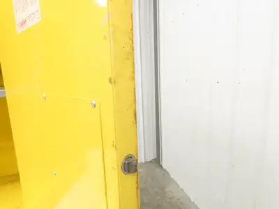 Justrite 25710 Suregrip Flammable Safety Cabinet 12 Gal Yellow Manual Close