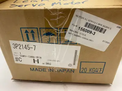 USED YASKAWA AC SERVO MOTOR ES165D, B/T AXIS, SIGMA