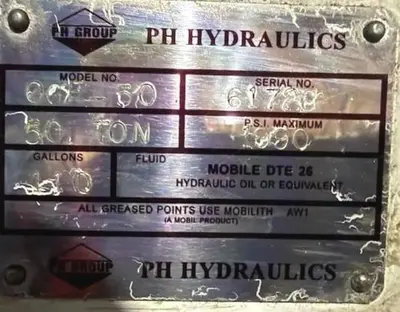 USED PH HYDRAULIC OGF-50