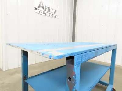 1/2" Aluminum Top Machine Mounting Base Welding Table 48-3/4"x24"x 27-1/2"H
