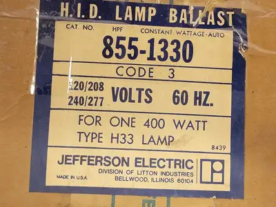 New | in-Stock JEFFERSON ELECTRIC 855-1330 Misc Electrical & Power Parts British Columbia CA | Lenmark #247874