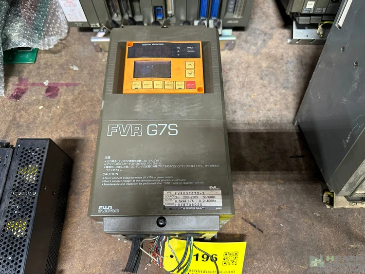 Used _UNKNOWN_ FUJI ELECTRIC FVR GS7 VARIABLE FREQUENCY INVERTER Variable Speed Drives Illinois US | Heath Industrial Auction Services #1549800