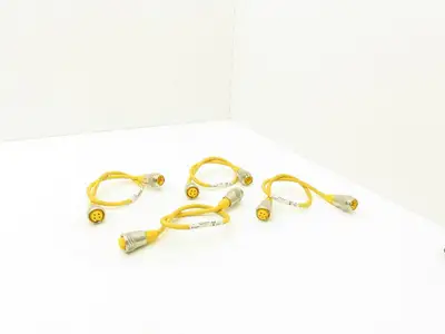 Turck RSM RKM 40-0.5M Minifast Double Ended Cordset 4-Pin 19"L  Lot of 4