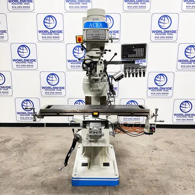 9″ x 49″ Used Acra Vertical Milling Machine