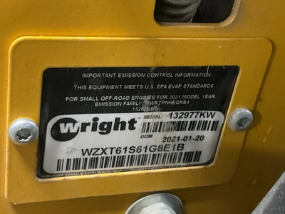 Used 2021 WRIGHT ZXT 61” Mowers Michigan US | Miedema Asset Management Group #1327504