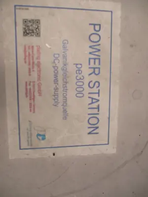 2500 Amp., 6 VDC, 480 VAC, Plating Electronic GMBH, power stations PE 3000, plating power supply