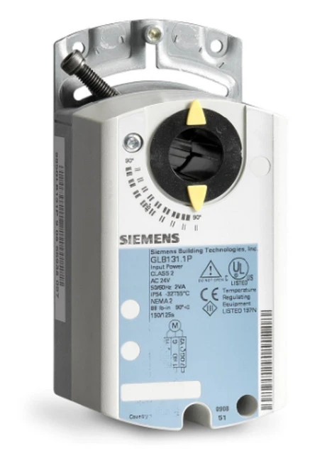 Siemens GLB166.1P Non-Spring Return OpenAir Damper Actuator, 88 lb-in, 24 V [New]