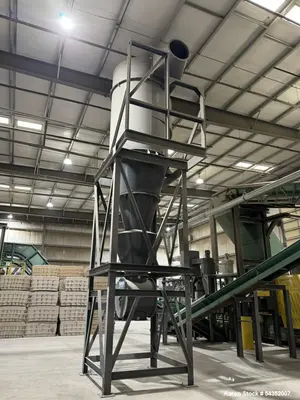 Industrial Cyclone Dust Collector 72" to 24" with Rotary Airlock