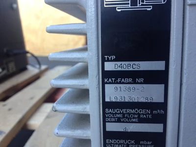Used Trivac Does Not Apply Miscellaneous Laboratory Equipment California US | CAL-L Enterprises #1459498