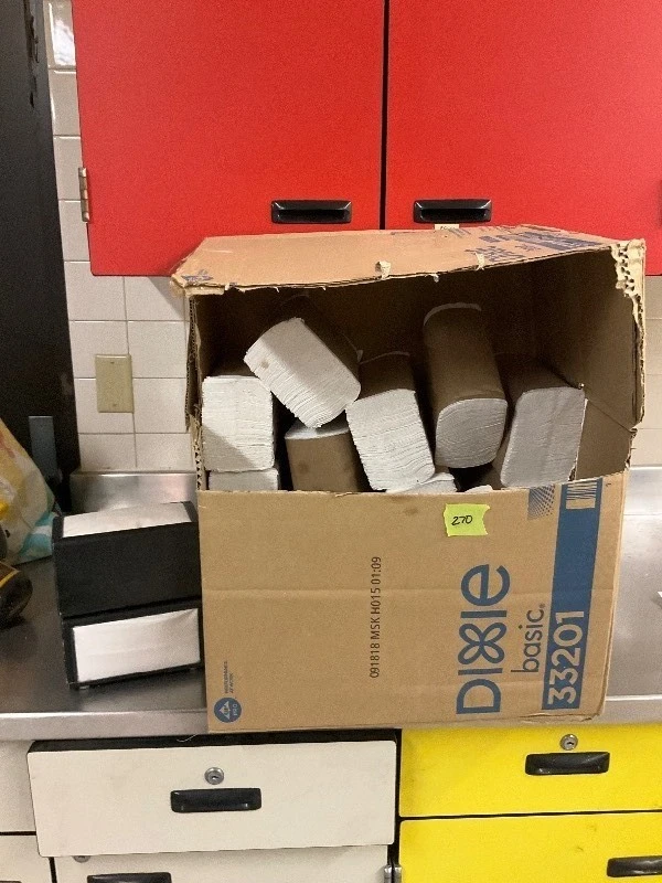 Napkin holders and napkins