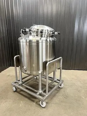 Used 158 Gallon Tank (Vessel), 316L Stainless Steel