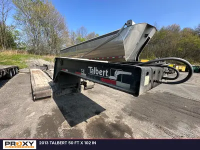 Used 2013 TALBERT 50 FT X 102 IN Lowboy Trailers Pennsylvania US | Proxy Equipment #1388772