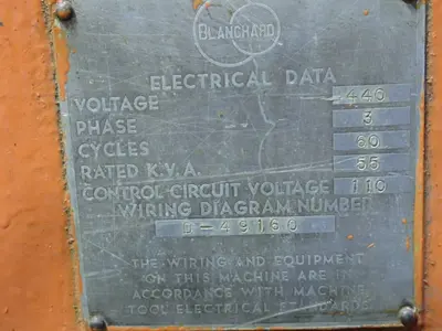 USED BLACHARD NO. 18