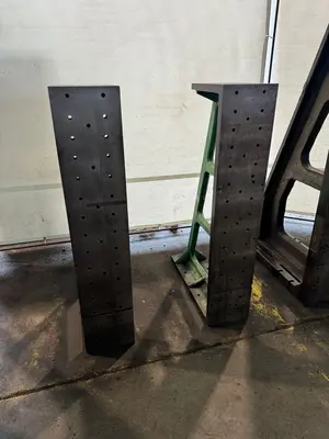 12" WIDE X 60" TALL X 36" DEEP ANGLE PLATE SET. STOCK # 0364824